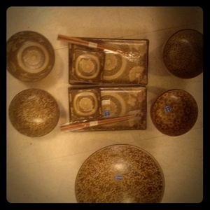 Sousaku Japan Sound Collection Stoneware Sushi Set